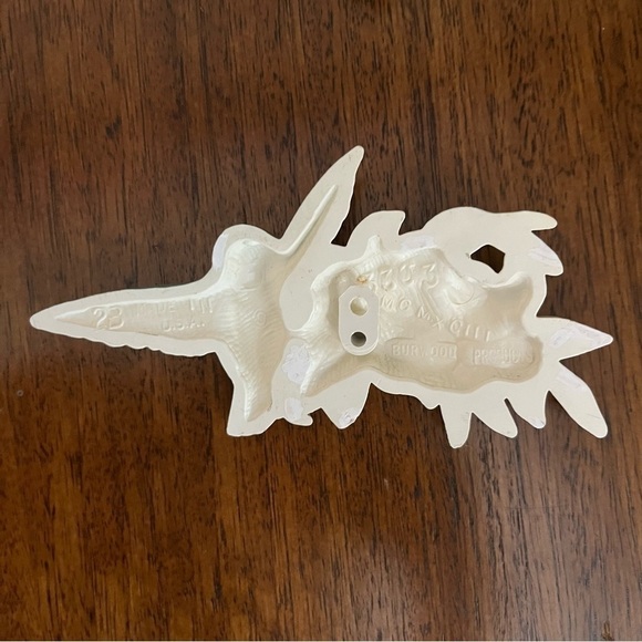 Vintage Burwood Plastic USA Made Hummingbird Set of Two Hanging Wall Decor - Picture 9 of 13